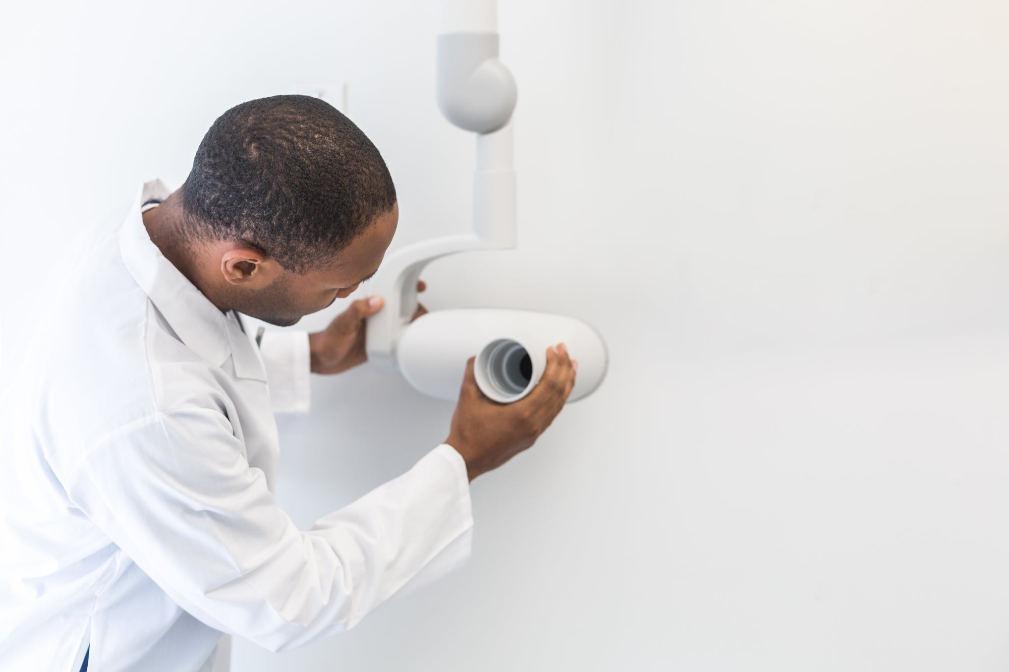 Dentist With X Ray