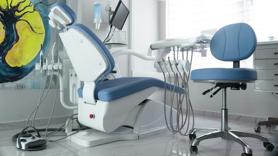 A treatment room set up for a root canal appointment