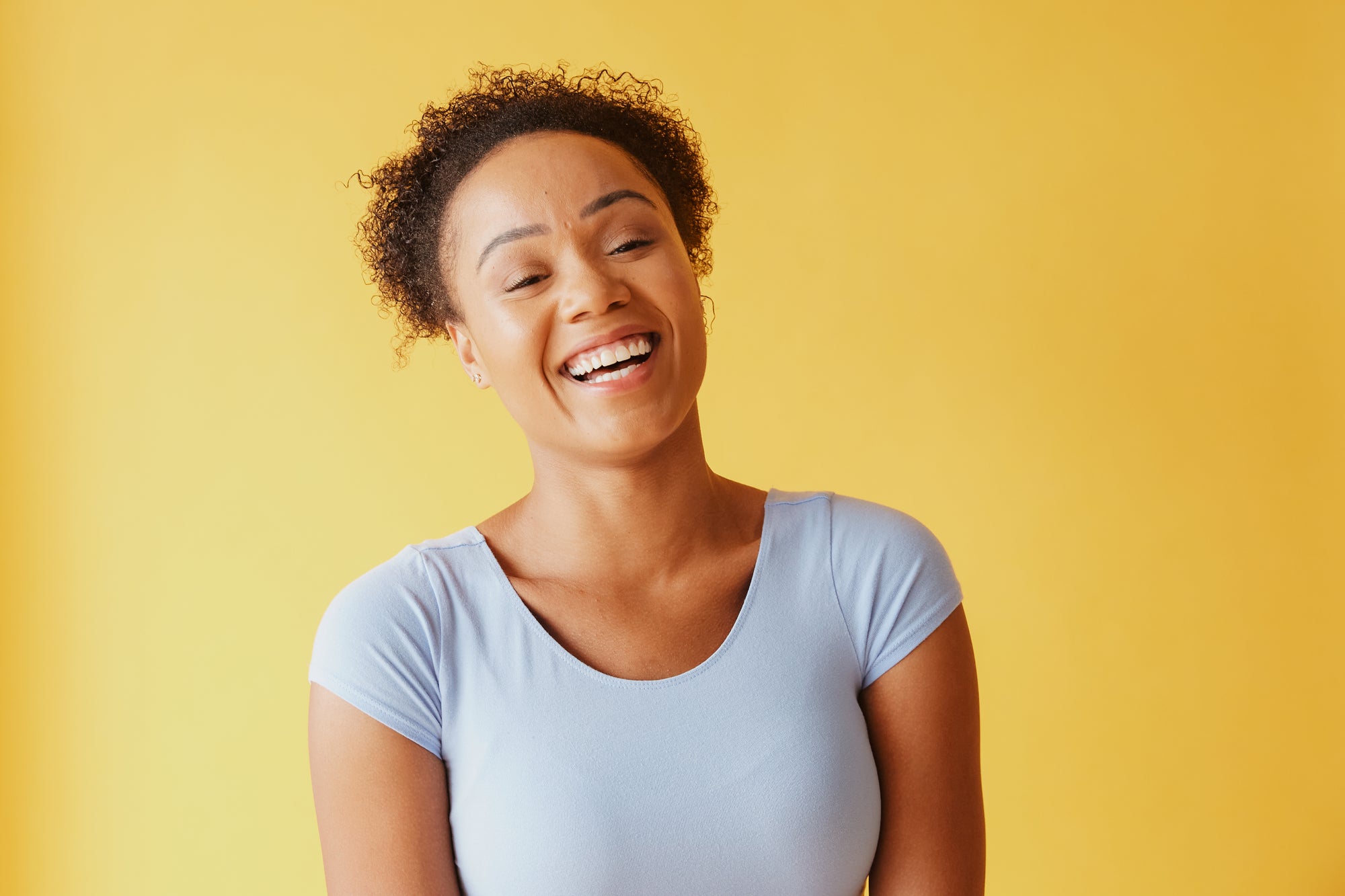 Young Woman With Bright Smile